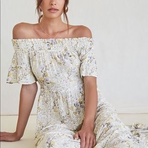 Forever 21 (Sold out online) off the shoulder maxi dress